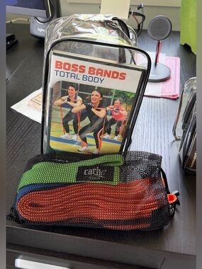 Total Body Resistance Bands Set - Green, Blue, Orange
